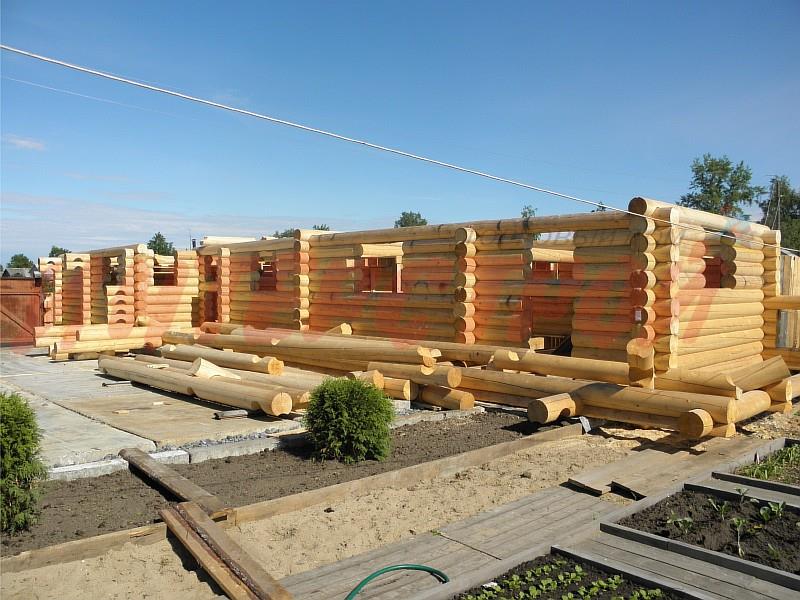 ИнтерСтрой, Срубы, Оцилидрованное бревно, сруб бани, сруб дома